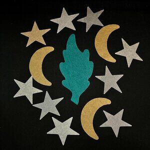 Taylor Swift Folklore Confetti Leaf Star Moon Confetti 13 pieces Rare